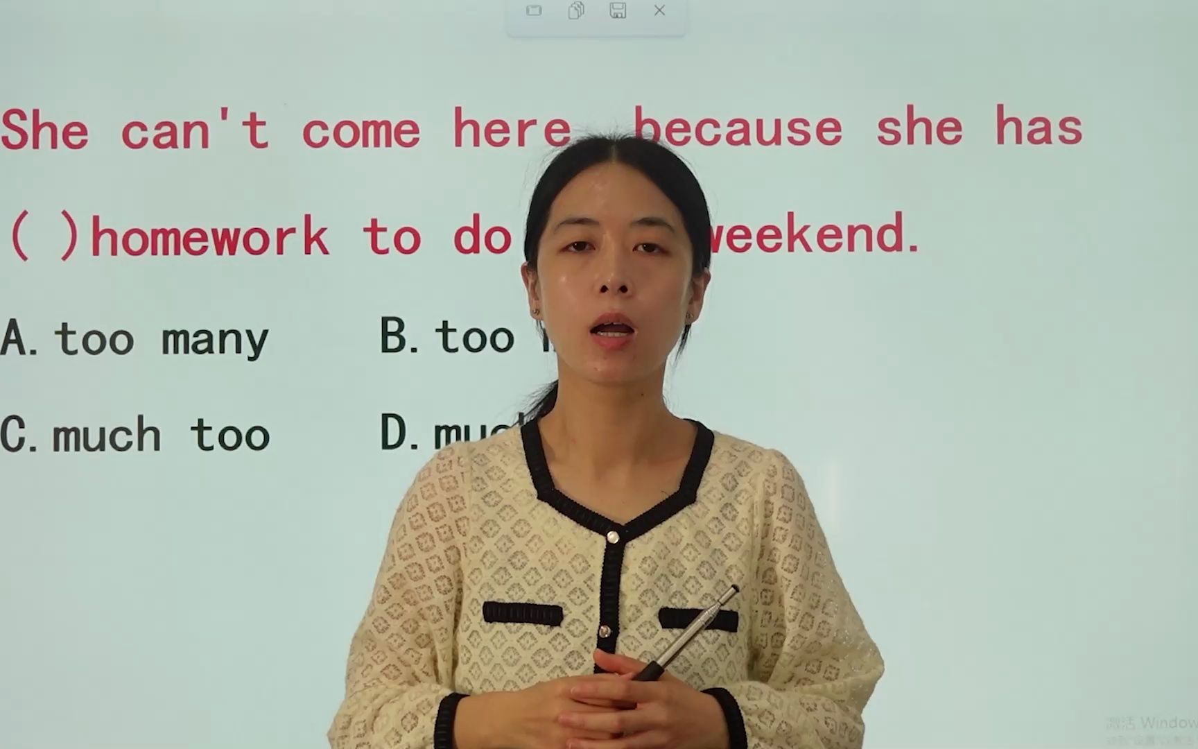 是too many还是too much，跟着老师来看看他们的区别吧