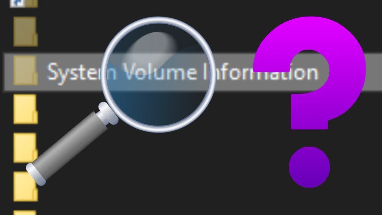 System Volume Information是啥？能删吗？