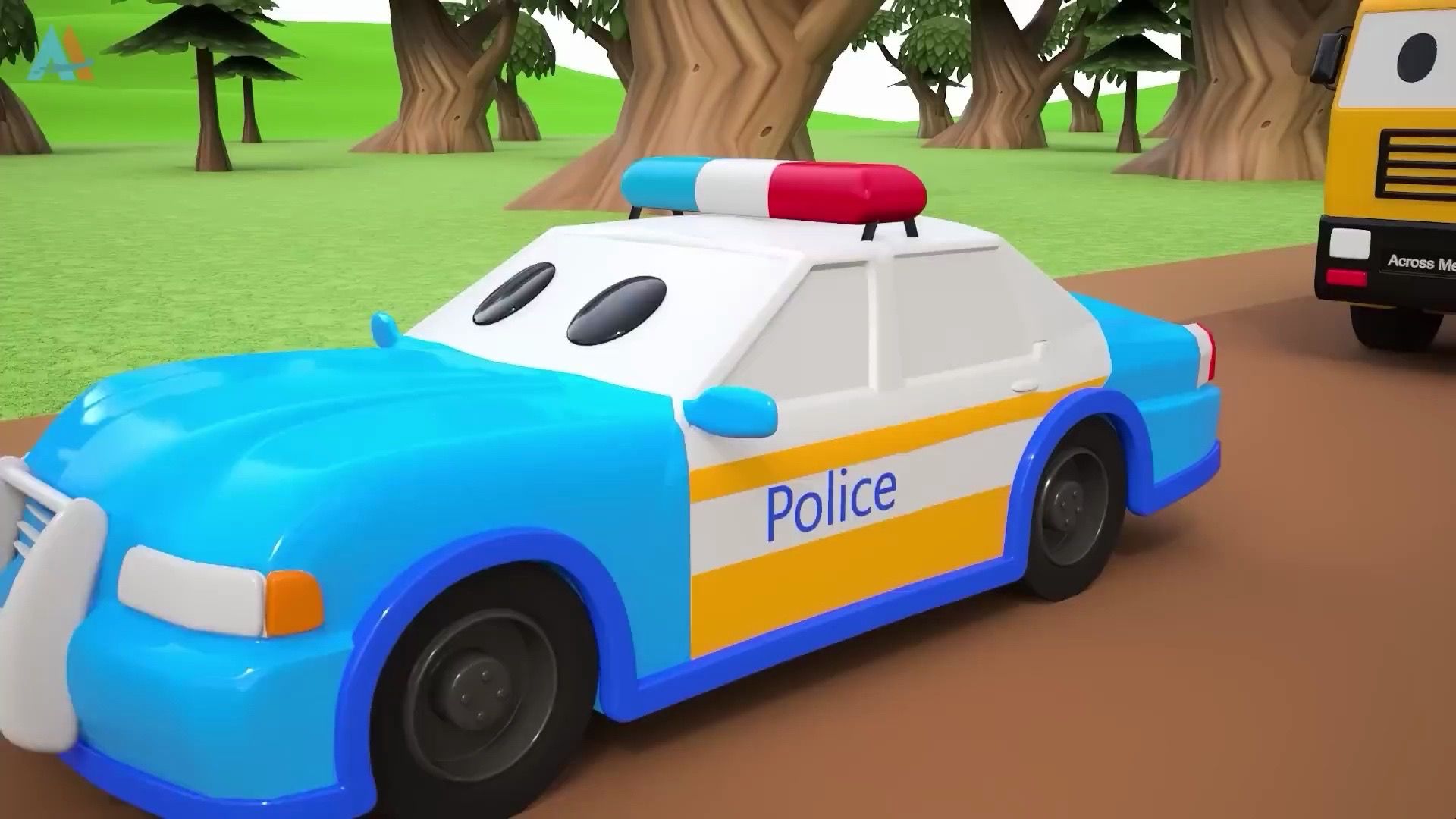 城市汽车工程车动画儿童启蒙早教益智Fire+Truck+Song+Nursery+Rhymes+-+Car+Songs+for+Construction+Tru