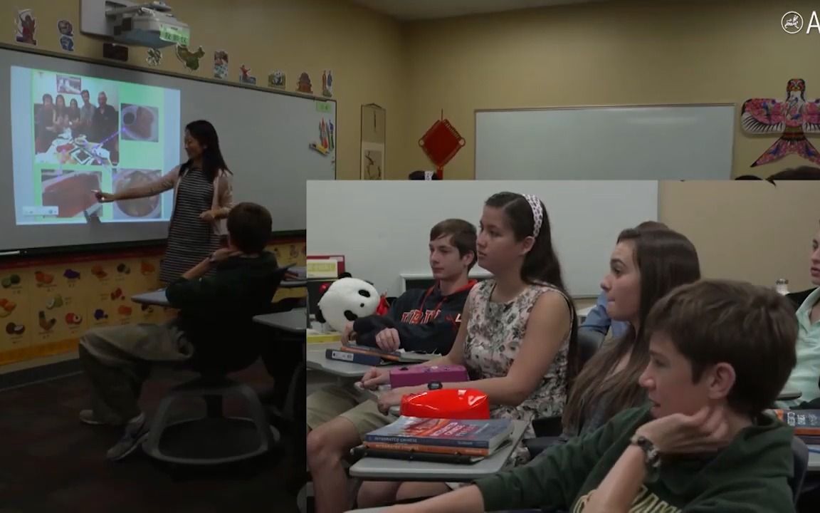 美国中文课堂实录 Zhangyi Shi-s High School Intermediate-Low Chinese Class in Richmond