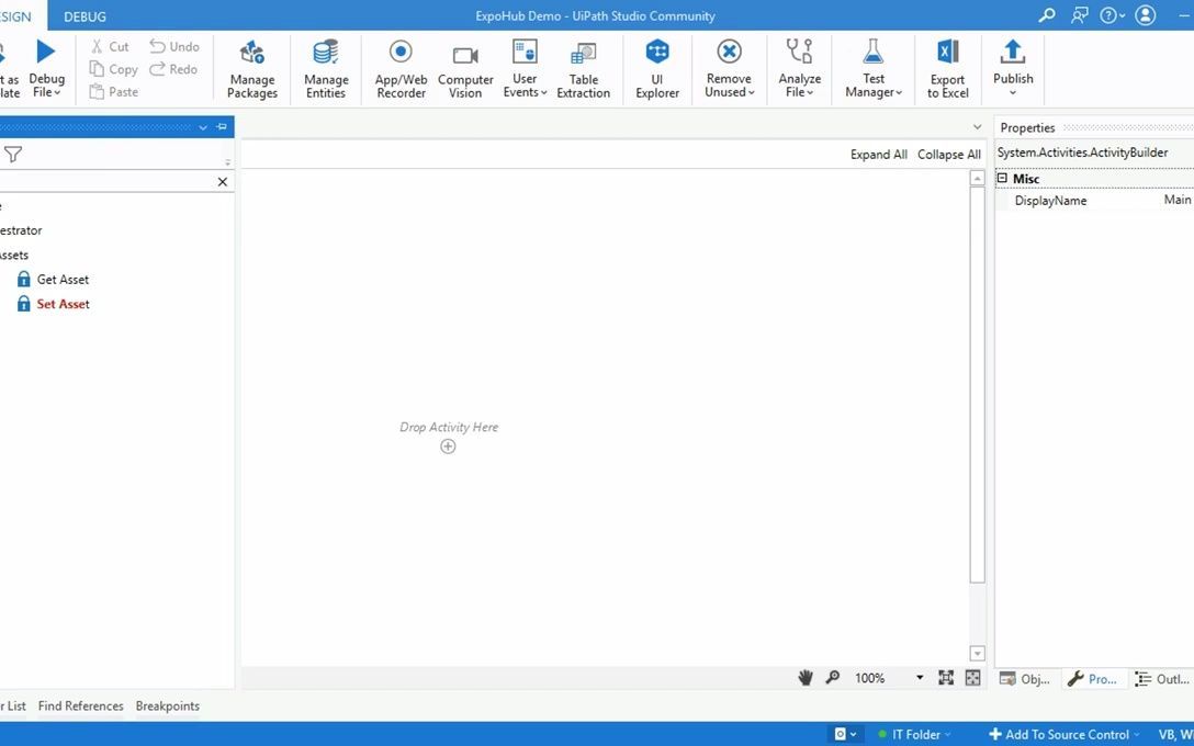 How to update User Name and Password in an Asset from a Workflow in UiPath Studi