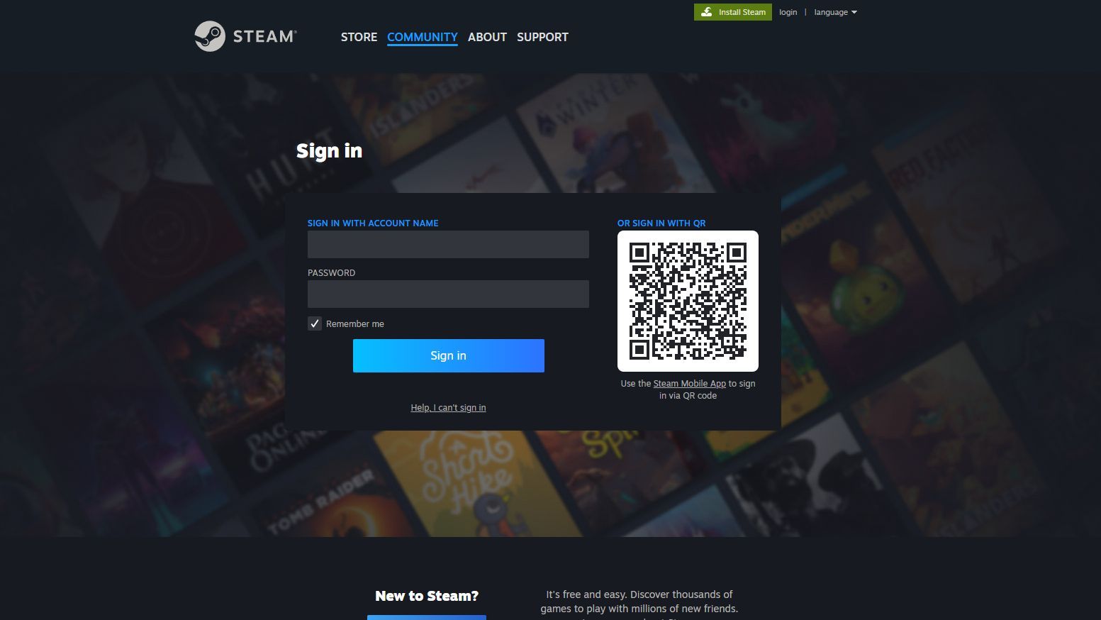 连接Steam官方的诈骗网站
