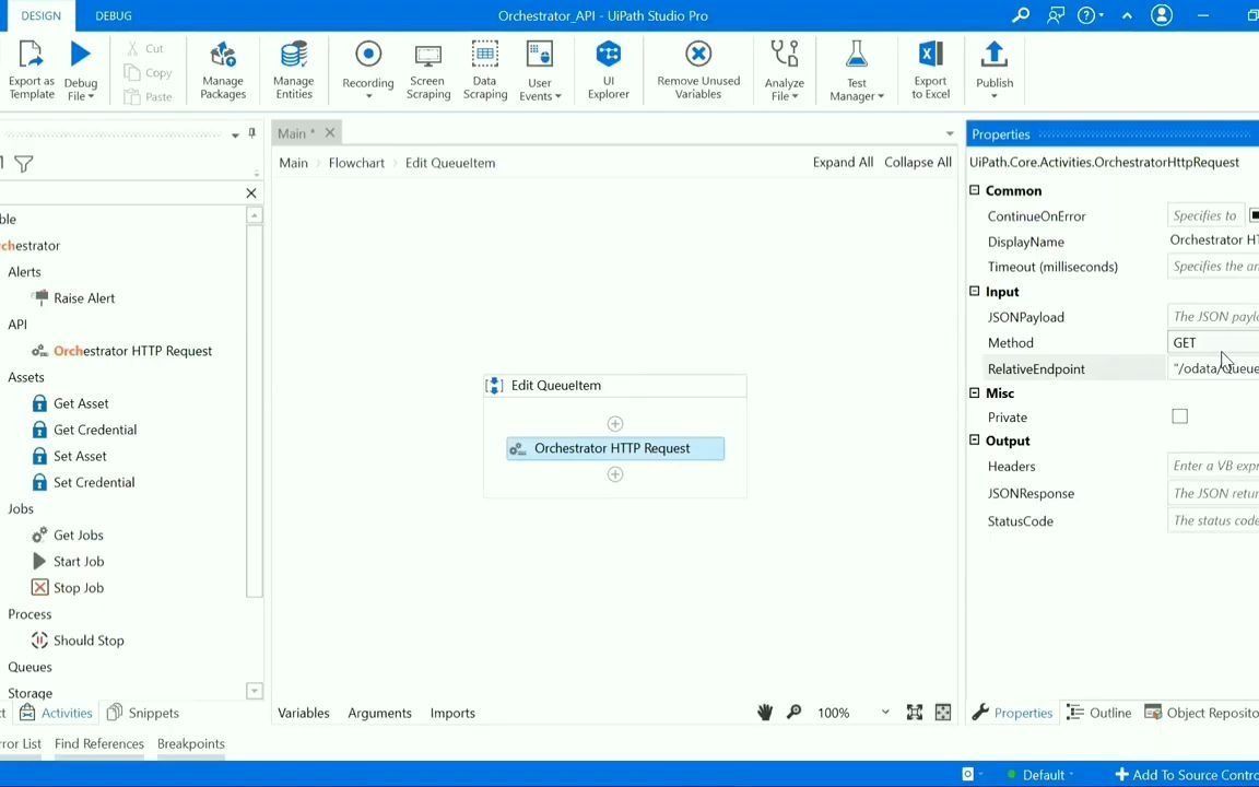 【RPA之家转载视频教程2】使用Orchestrator HTTP请求活动的UiPath Orchestrator API-第9部分-编辑QueueItem