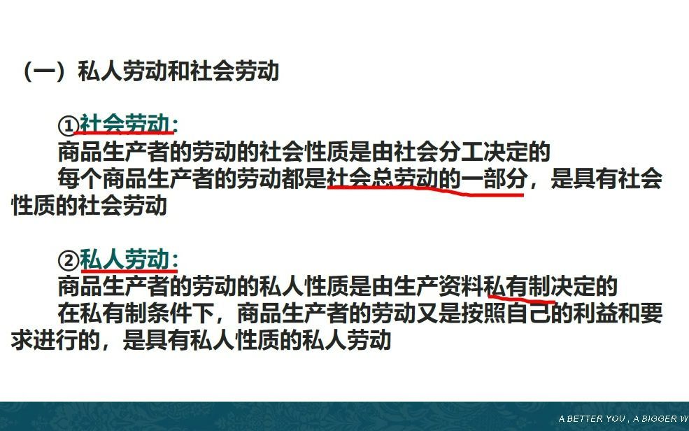 第五章-7以私有制为基础的商品经济的基本矛盾