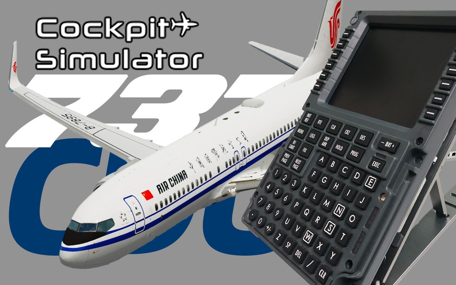 玩一台737实体CDU：Cockpit Simulator 波音CDU外设【飞行外设评测】