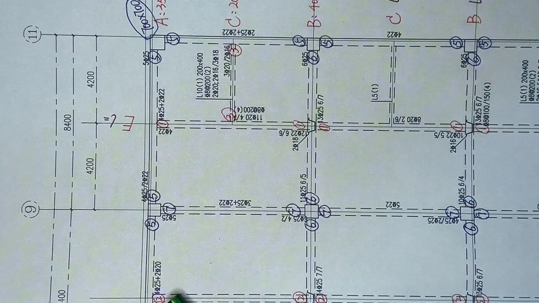 土建施工模板量计算之梁、板、柱
