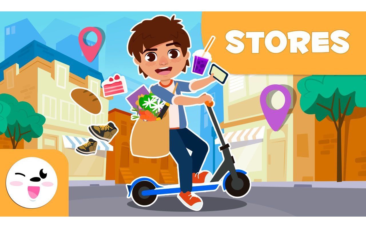 商店类型 Types of STORES for Kids
