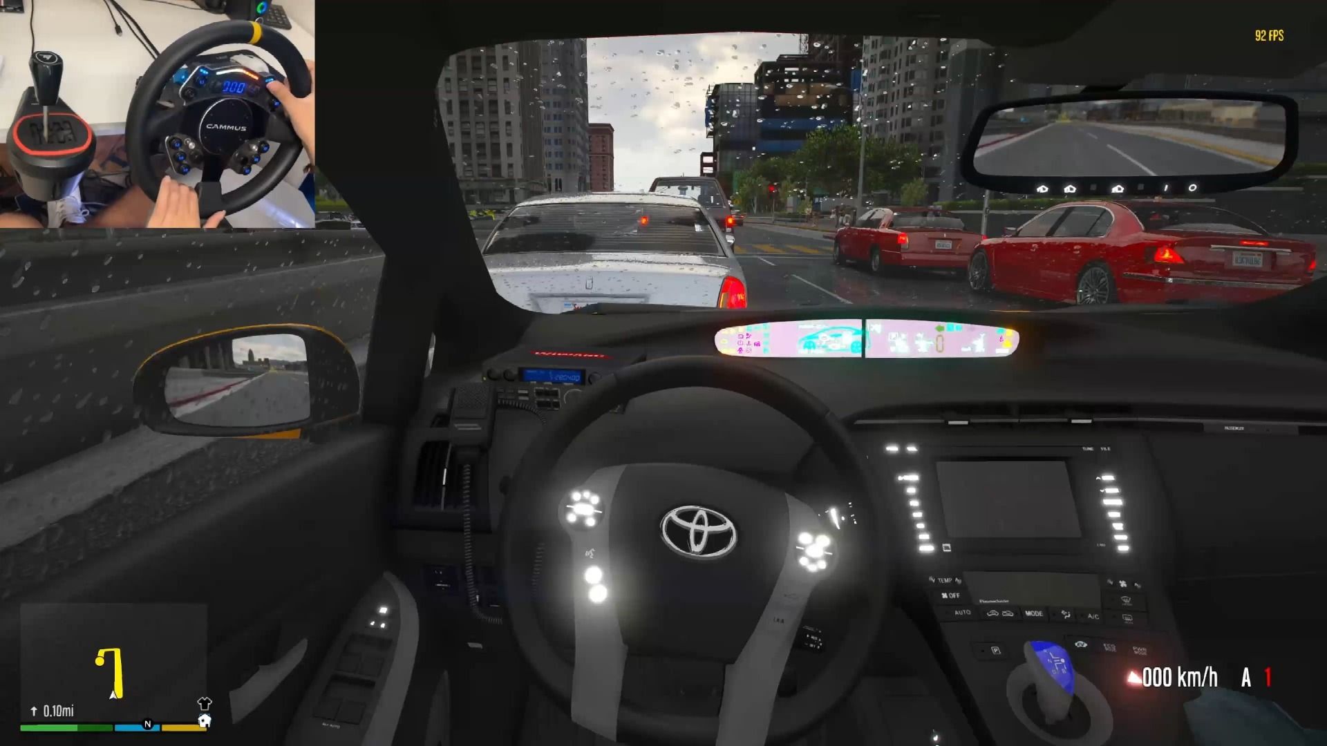 GTA V - Realistic Taxi Driving in Los Santos Traffic
