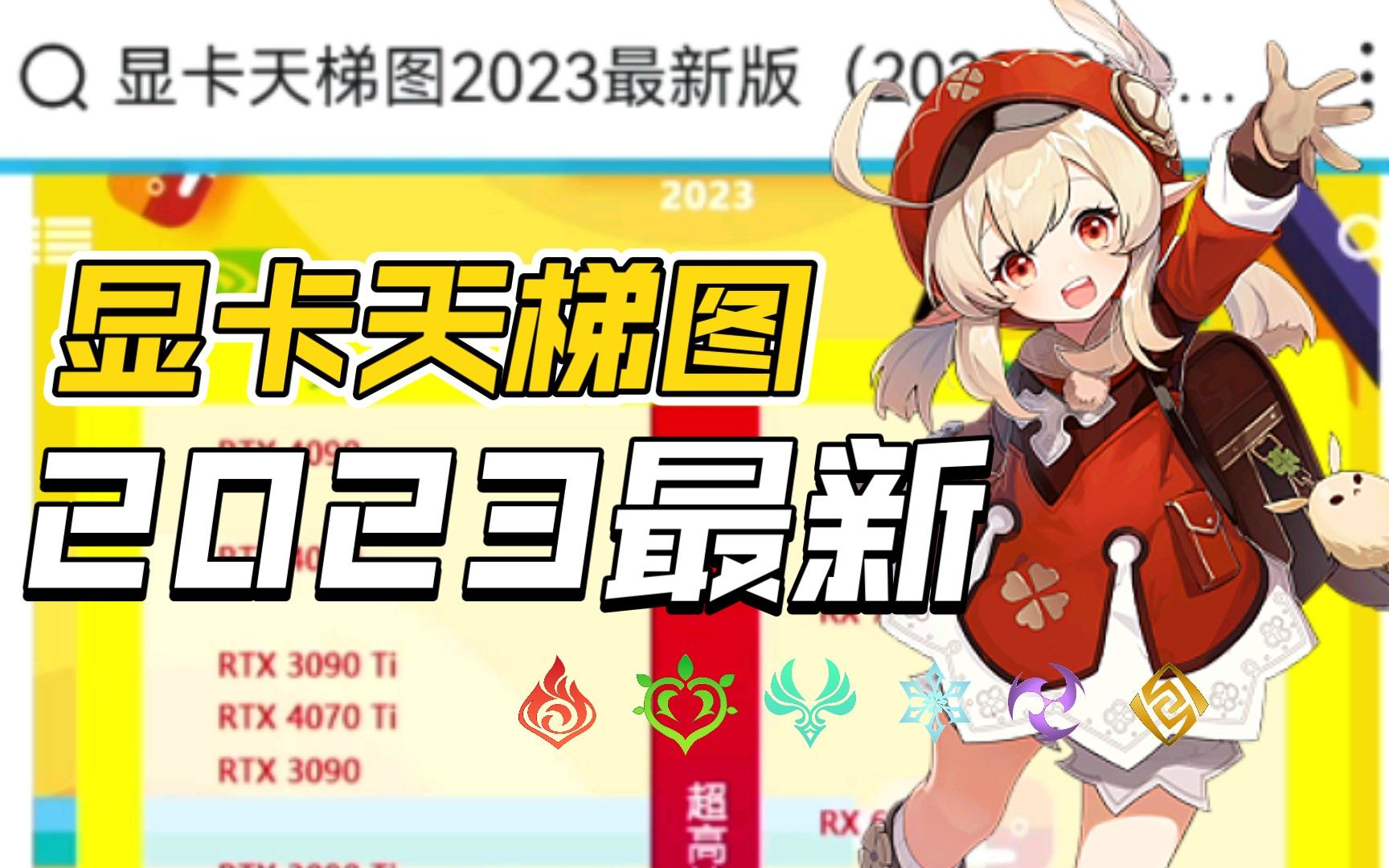 显卡天梯图2023最新版