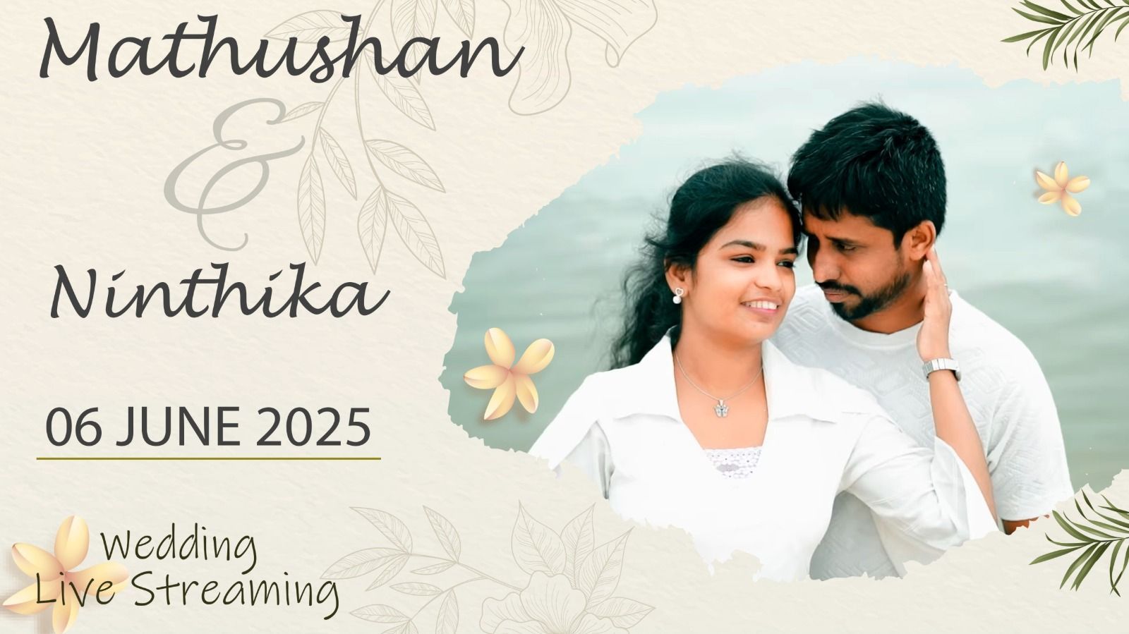 live Album Mathushan & Ninthika | 06 June 2025 | Wedding Live Streaming