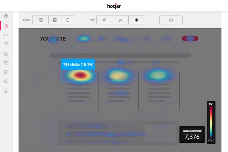 Hotjar Visitor Tracking