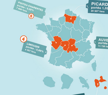 Infographie - Les régions sur facebook